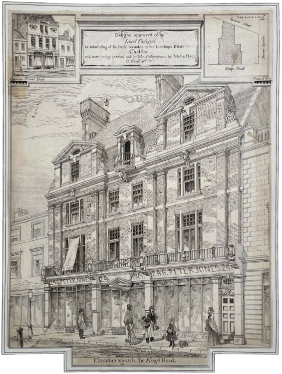 Designs for Peter Jones’ Premises King’s Road, Chelsea.
