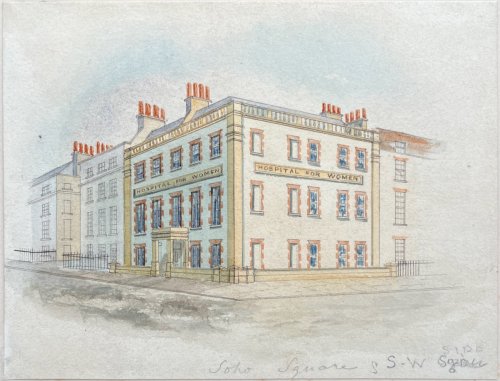 The Hospital for Women, Soho Square, S.W. Side.
