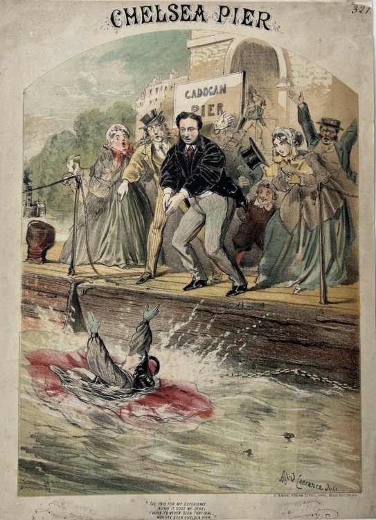 Chelsea Pier. [Sheet music cover]
