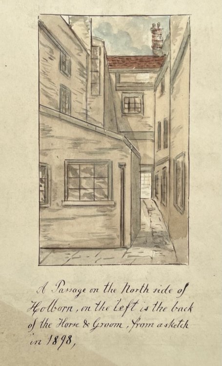 A collection of 34 original watercolours and drawings of London public houses ranging from the early 19th to the mid 20th century, many by identified, and even well known illustrators, including several by Thomas Shepherd, illustrator of a number or topographical works.