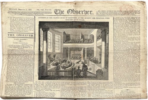 [Account of the Trial of John Thurtell, Joseph Hunt and William Probert for the murder of William Weare]
