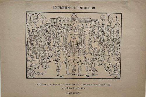 Renversement de l’Aristocratie [with] Couplets Dédiés à la Nation par M. Diduit and La Prise de la Bastille; Recit Memorable du Siege de la Bastille.