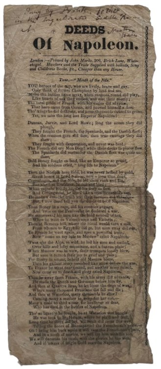 Deeds of Napoleon.
