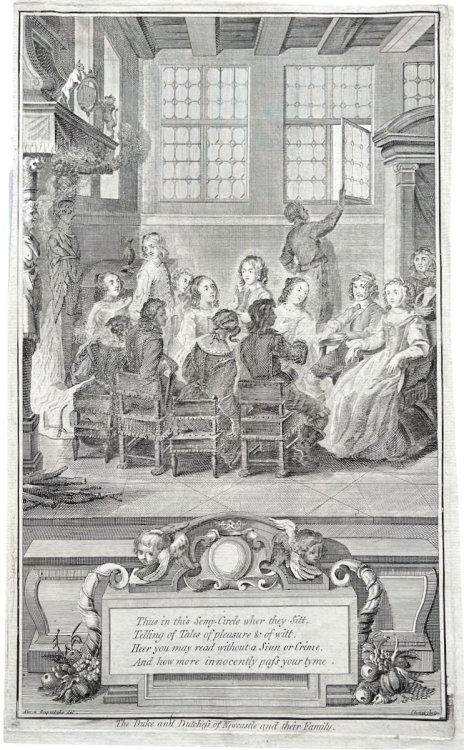 The Duke and Duchess of Newcastle and Their Family.