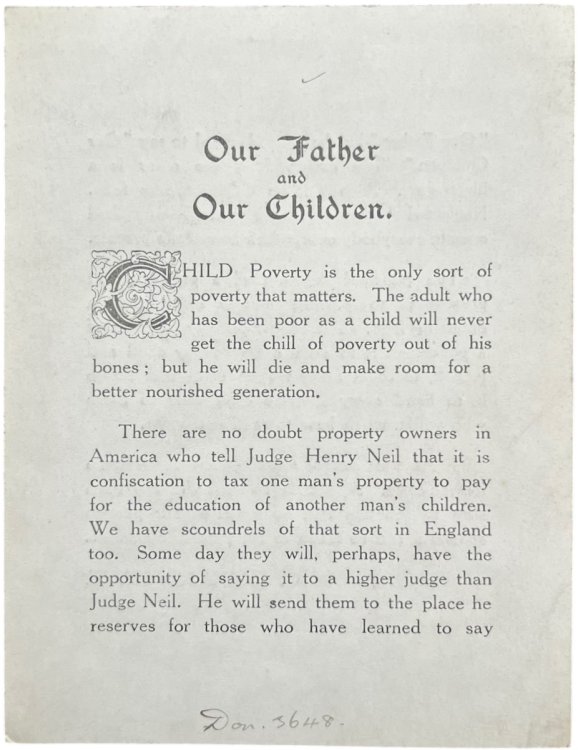 Our Father and Our Children.