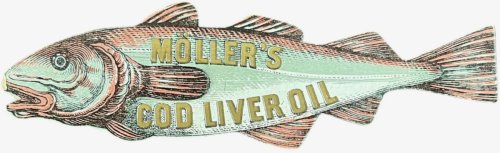Peter Moller’s Cod Fish Bookmarker. [Moller’s Cod Liver Oil]
