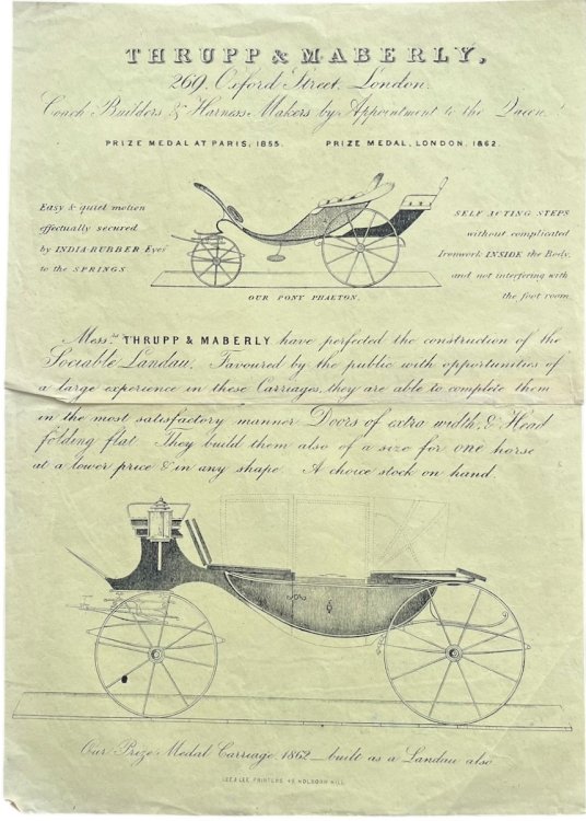 Coach Builders & Harness Makers by Appointment to the Queen.