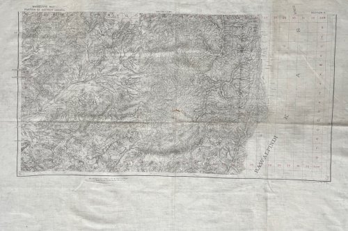 Manoeuvre Map Portion of District Hazara.