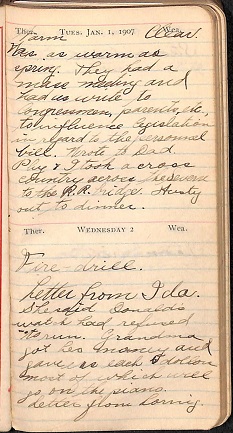 1907 ORIGINAL MANUSCRIPT DIARY HANDWRITTEN BY AN OVER ACHIEVING NAVAL ACADEMY MIDSHIPMAN ONLY TO DIE ONE MONTH AFTER GRADUATION