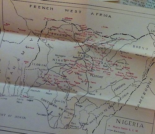 1942 -1949 ORIGINAL GROUP OF 12 DIARY LIKE LETTERS HANDWRITTEN BY A NOTED MISSIONARY BRINGING CHRISTIAN AID AND EDUCATION IN PARTS OF NIGERIA AND THE SUDAN WHERE NO WHITE PEOPLE HAVE BEEN SEEN BEFORE