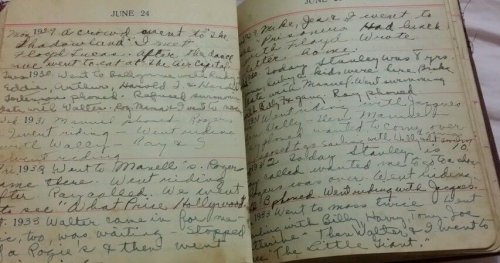 1929 to 1933 Original Manuscript 5-Year Handwritten Diary by Louisiana Teenager with an Active Social Life Who's Making a Career of School Suspensions