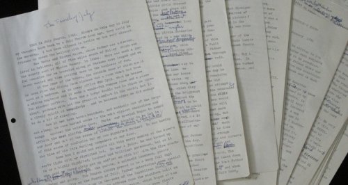 1966 ORIGINAL TYPED MANUSCRIPT BIOGRAPHY OF HER FATHER: THE MAN WHO PROSECUTED WYATT EARP AND HELPED BRING LAW AND ORDER TO IDAHO
