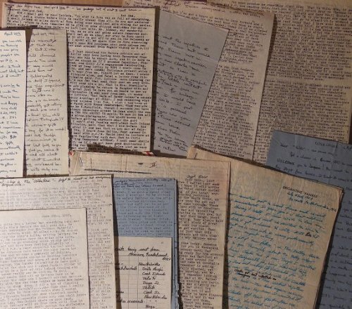 1956 - 1958 ORIGINAL ARCHIVE OF 60+ TYPED AND MANUSCRIPT LETTERS WRITTEN BY A YOUNG FEMALE SAILOR AS SHE CIRCUMNAVIGATES THE WORLD ABOARD THE STORIED BRIGANTINE YANKEE AND THE REMARKABLE SAILING COUPLE IRVING AND EXY JOHNSON
