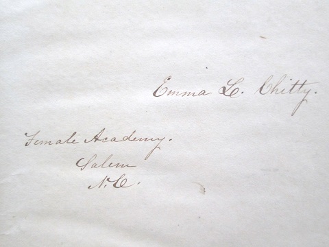 1871 - 1883 ORIGINAL MANUSCRIPT JOURNAL OF SOUTHERN POETRY AND LITERARY MUSINGS SOME PRO CONFEDERATE BY A NOTED SOUTH CAROLINA TEACHER AND DOLL MAKING PIONEER