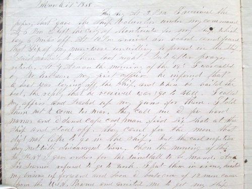 1868 - 1872 ORIGINAL SHIP'S LOG AND CAPTAIN'S DIARY WHO LIVES A ROLLICKING SEA FARING LIFE BUT PINES FOR HIS CARRIE