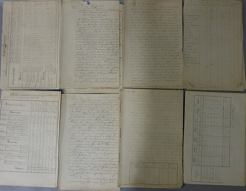 1850s - 1870 ORIGINAL GROUP OF REPORTS, DOCUMENTS AND DATA DETAILING THE STATE OF MEDICINE, HOSPITALS AND THE HEALTH OF THE INHABITANTS OF THE MOST NOTORIOUS PRISON ON EARTH