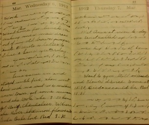 1912 ORIGINAL MANUSCRIPT DIARY HANDWRITTEN BY AN ENIGMATIC YOUNG LOS ANGELES WOMAN TRYING TO BECOME A STAGE ACTRESS ONLY TO BE OUTRAGED WHEN SHE IS CAST AS A 'NEGRO MAMMY'