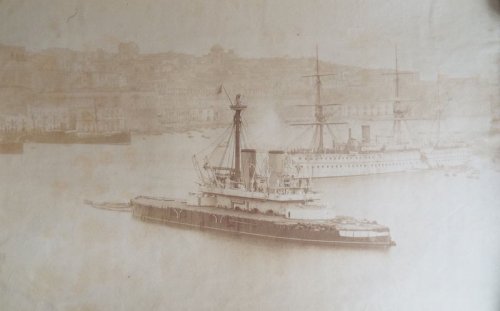 1884 - 1889 ORIGINAL MANUSCRIPT DIARY AND LOG BOOKS [2] HANDWRITTEN FROM THE UNIQUE PERSPECTIVE OF THE COMMANDER'S STEWARD OF THE RENOWNED HMS DREADNOUGHT