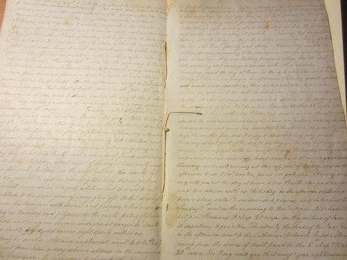 1853 ORIGINAL MANUSCRIPT DIARY OF ONE RHODE ISLAND MAN'S TRIP TO CINCINNATI AND HIS IMPRESSIONS AND EXTENSIVE OBSERVATIONS OF THE CITY