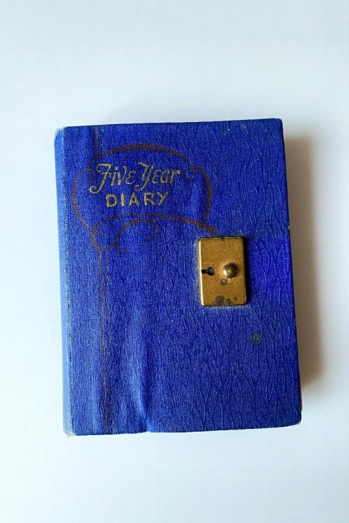1941-1942 Original Handwritten Diary Recording the Life of a Rural Michigan Woman in Her 60s As the United States Joins the Second World War