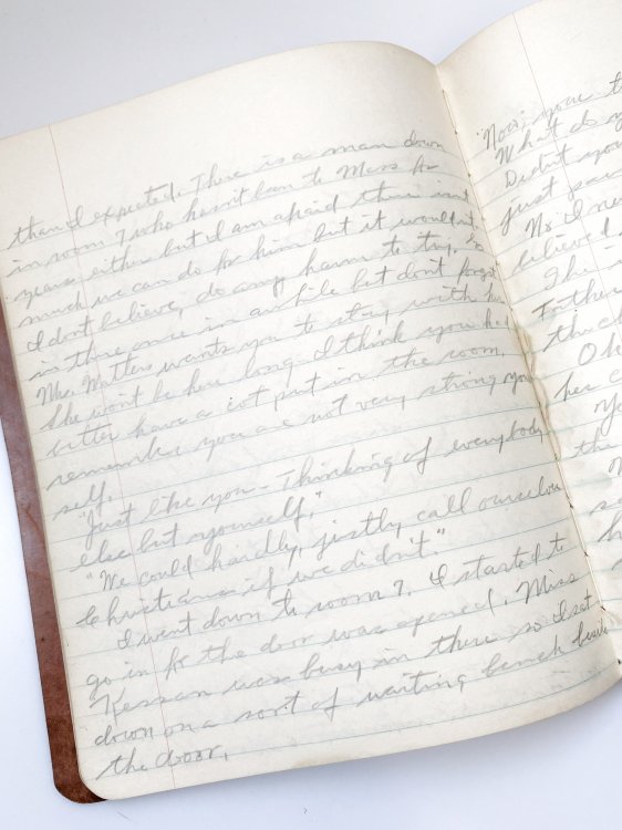1935 Original Handwritten Diary Recounting the Thoughts and Feelings of a Woman in Rural Oregon Living through the Great Depression
