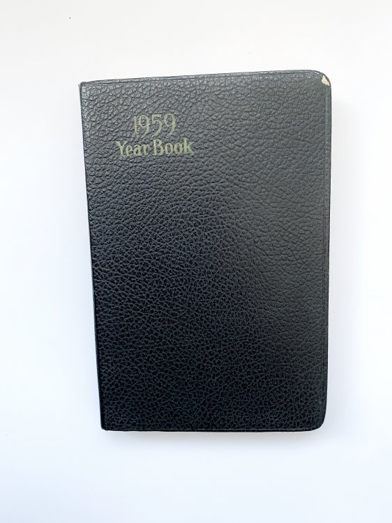1959 Original Handwritten Manuscript Diary by an Avid Rose Gardener in Post-War America