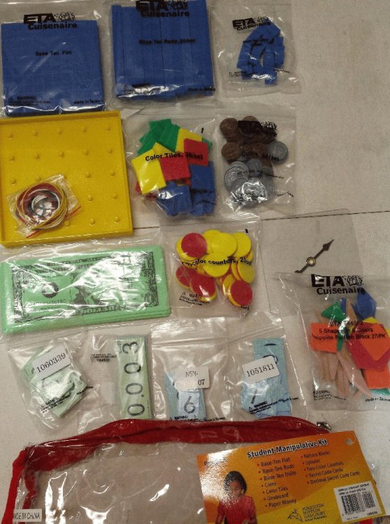 Harcourt School Publishers Math: Houghton Mifflin Harcourt Revised Manipulative Kit Level 4