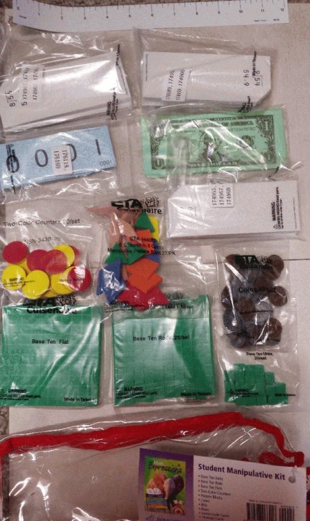 Math Expressions: Student Manipulative Kit Level 3