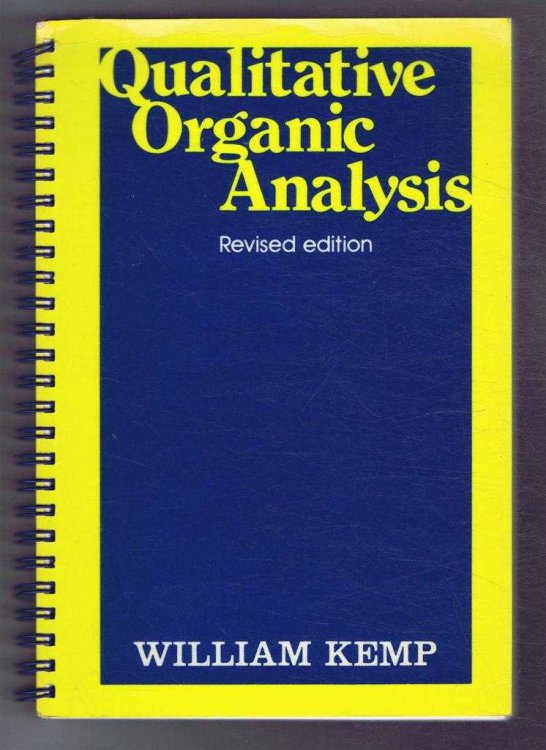 Qualitative Organic Analysis