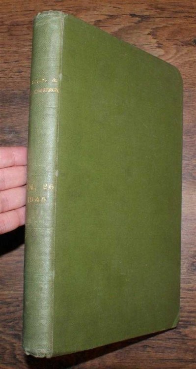 Mining and Metallurgy, Volume 26, January to December 1945. Nos. 457-468 plus Index to Volume 26.