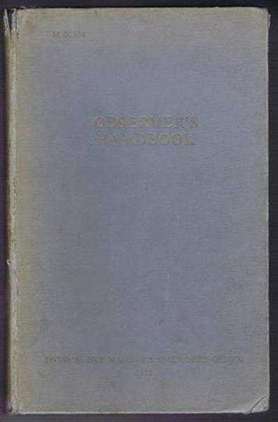 Air Ministry, Meterological Office: Observer's Handbook, MO 554