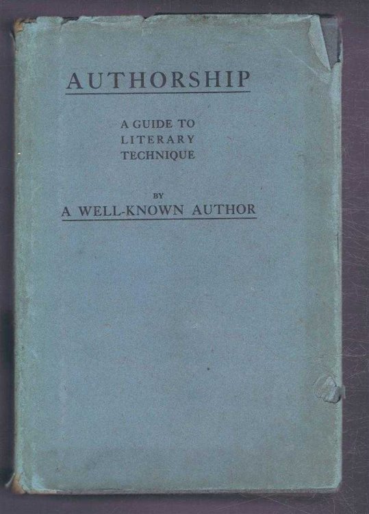 Authorship: a Guide to Literary Technique