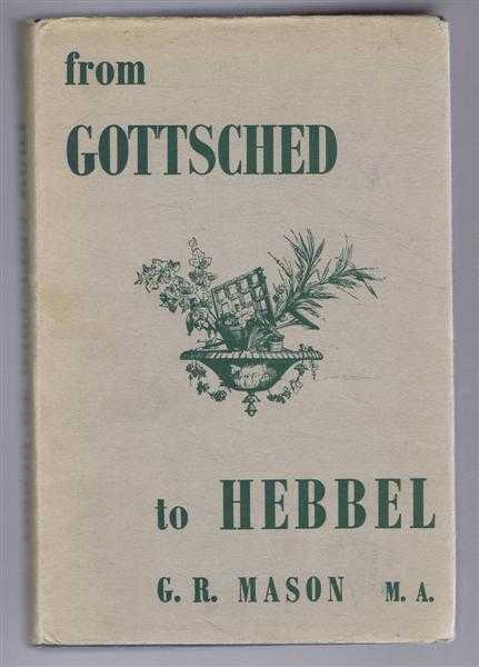 From Gottsched to Hebbel