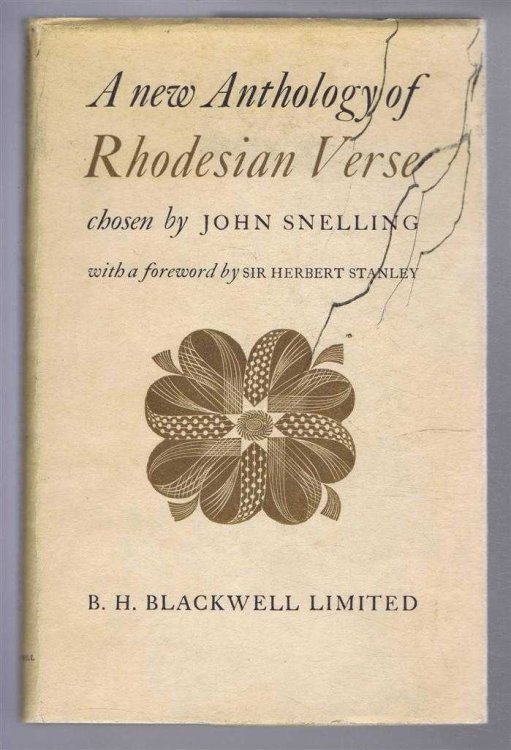 A new Anthology of Rhodesian Verse