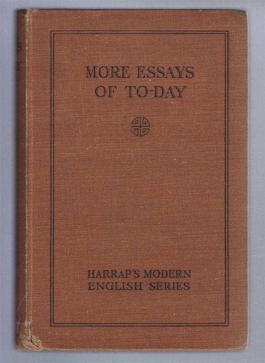 More Essays of To-Day