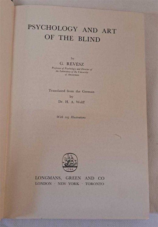 Psychology and Art of the Blind