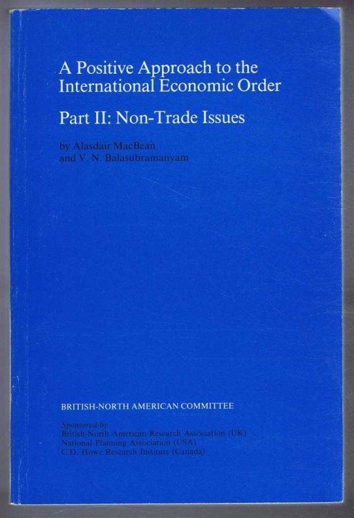 A Positive Approach to the International Economic Order. Part II: Non-Trade Issues