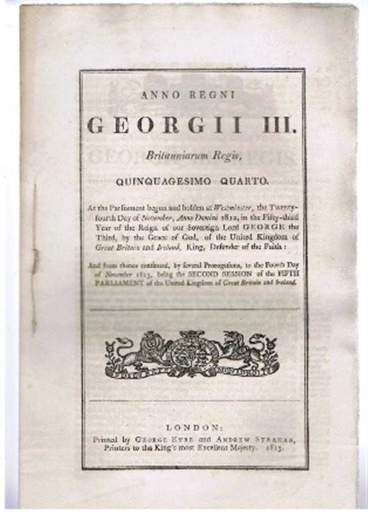 Anno Quinquagesimo Quarto, Georgii III Regis. CAP. I. An Act to enable His Majesty to accept the Services of a Proportion of the Militia out of the United Kingdom, for the vigorous Prosecution of the War.