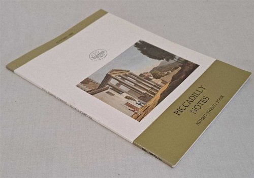 Piccadilly Notes Number Twenty Four (24) Autumn 1989 (Sotheran's). Includes paper On the Aggregation of Books by Frank Herrmann