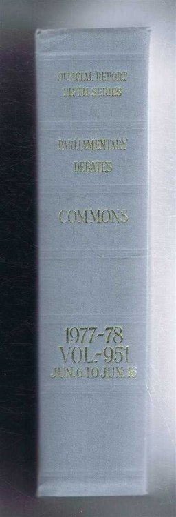Parliamentary Debates (Hansard). Fifth Series - Vol. 951. House of Commons Official Report. Session 1977-78 comprising period 6th-16th June 1978