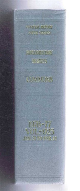 Parliamentary Debates (Hansard). Fifth Series - Vol. 925. House of Commons Official Report. Session 1976-77 comprising period 31st January - 11th February 1977