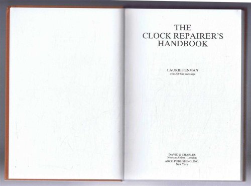 Image for The Clock Repairer's Handbook The Clock Repairer's Handbook