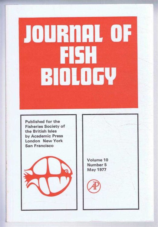 Image for Journal of Fish Biology. Volume 10, Number 5, May 1977 Journal of Fish Biology. Volume 10, Number 5, May 1977