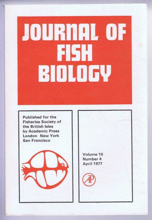 Image for Journal of Fish Biology. Volume 10, Number 4, April 1977 Journal of Fish Biology. Volume 10, Number 4, April 1977