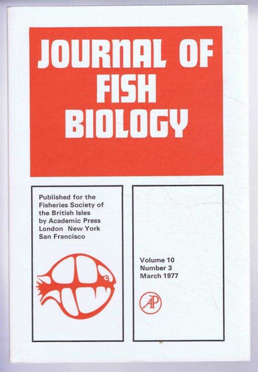 Image for Journal of Fish Biology. Volume 10, Number 3, March 1977 Journal of Fish Biology. Volume 10, Number 3, March 1977