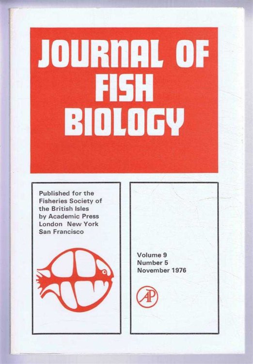 Journal of Fish Biology. Volume 9, Number 5, November 1976