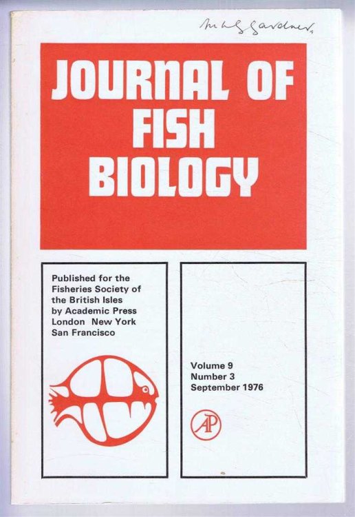 Journal of Fish Biology. Volume 9, Number 3, September 1976