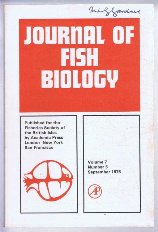 Journal of Fish Biology. Volume 7, Number 5, September 1975