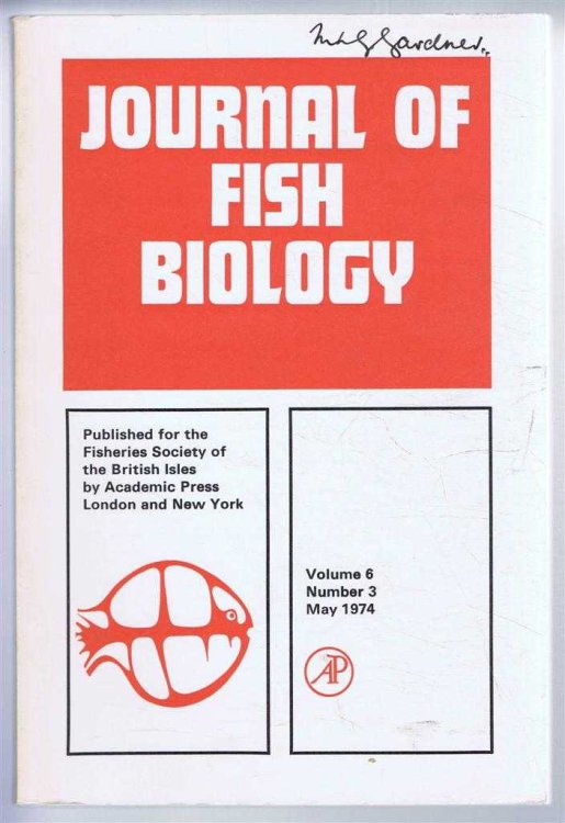 Journal of Fish Biology. Volume 6, Number 3, May 1974