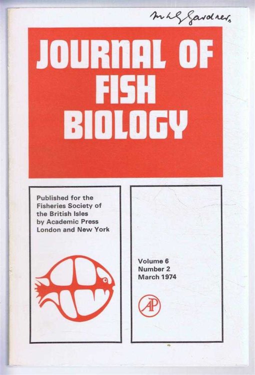 Journal of Fish Biology. Volume 6, Number 2, March 1974